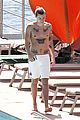 harry styles shirtless ponytail pool italy 04