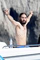 jared leto makes a big splash by going shirtless 02