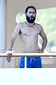jared leto makes a big splash by going shirtless 04