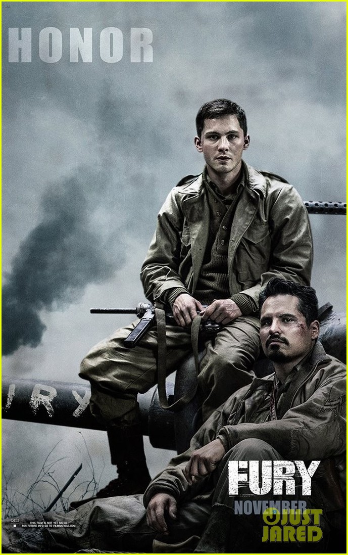 NEW FURY BRAD PITT WAR ORIGINAL 2014 CINEMA FILM MOVIE PRINT PREMIUM POSTER 