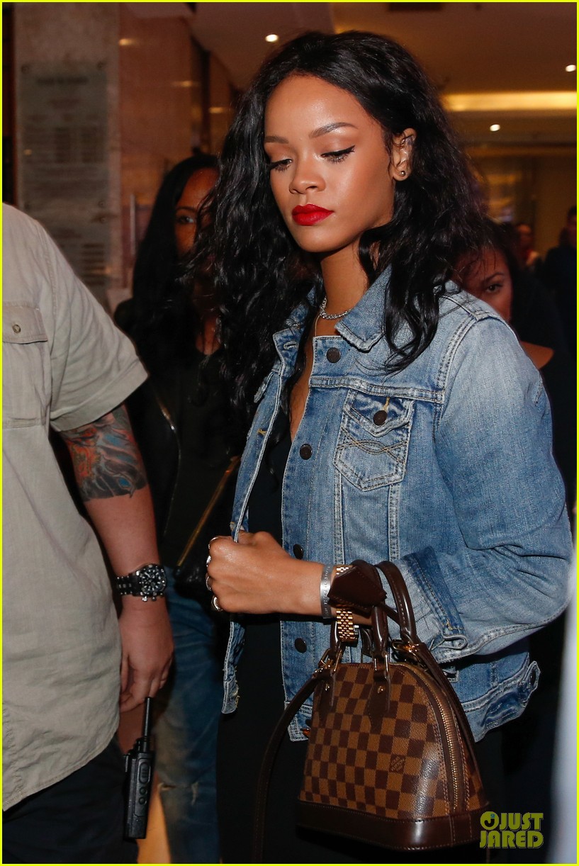 Rihanna Gets Full on Brazilian BBQ Before FIFA World Cup Party