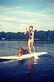 amanda seyfried bares midriff while paddling with finn 03