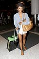 kat graham ice bucket lax arrival 04
