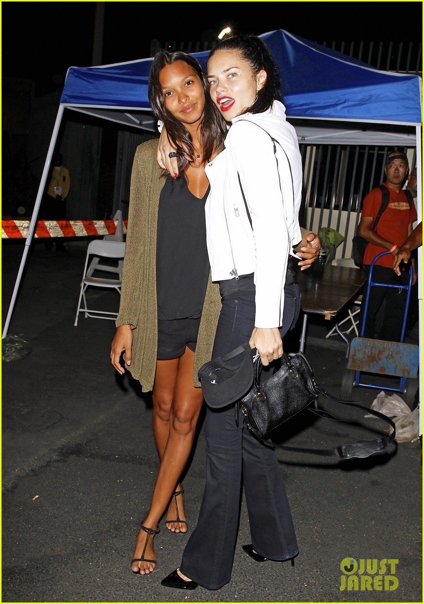 Adriana Lima, Ellen Pompeo & Jesse Williams Step Out for Rihanna