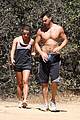lea michele boyfriend matthew paetz goes shirtless hike 14