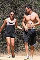 lea michele boyfriend matthew paetz goes shirtless hike 16