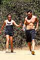 lea michele boyfriend matthew paetz goes shirtless hike 18