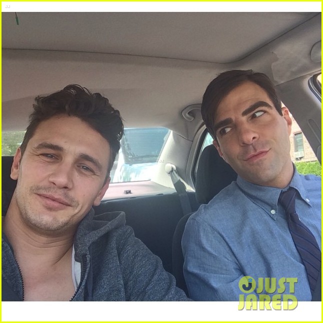 Zachary Quinto & James Franco Look Like They're Total BFFs