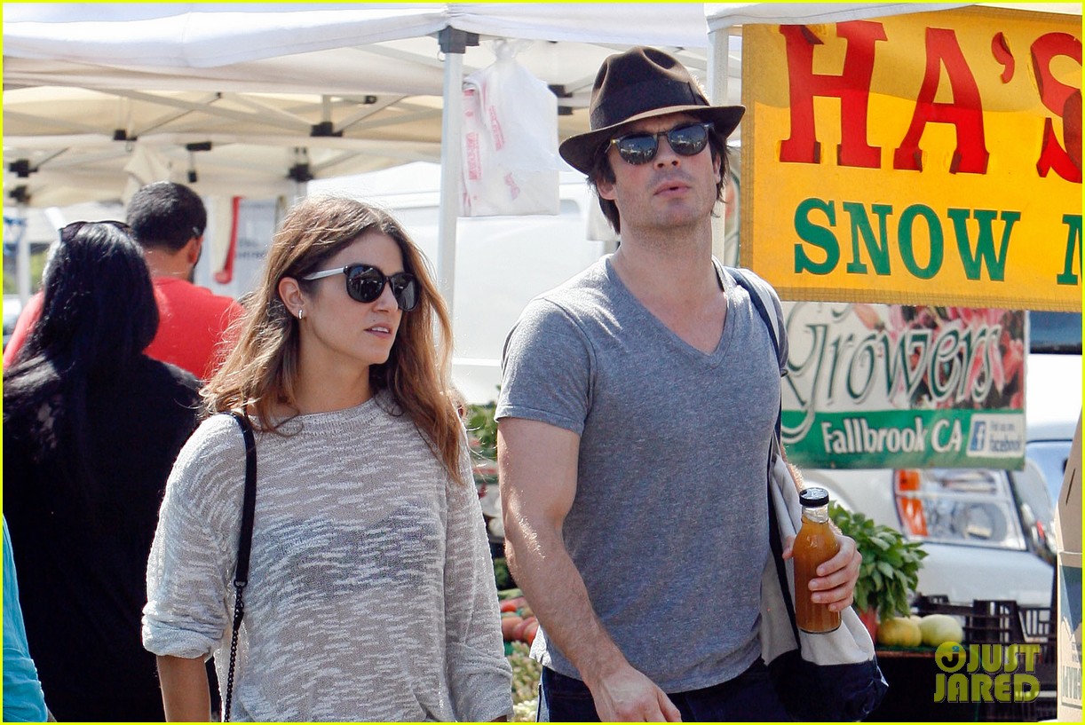 Nikki Reed & Ian Somerhalder Have a Farmers Market Date! Photo 3174123