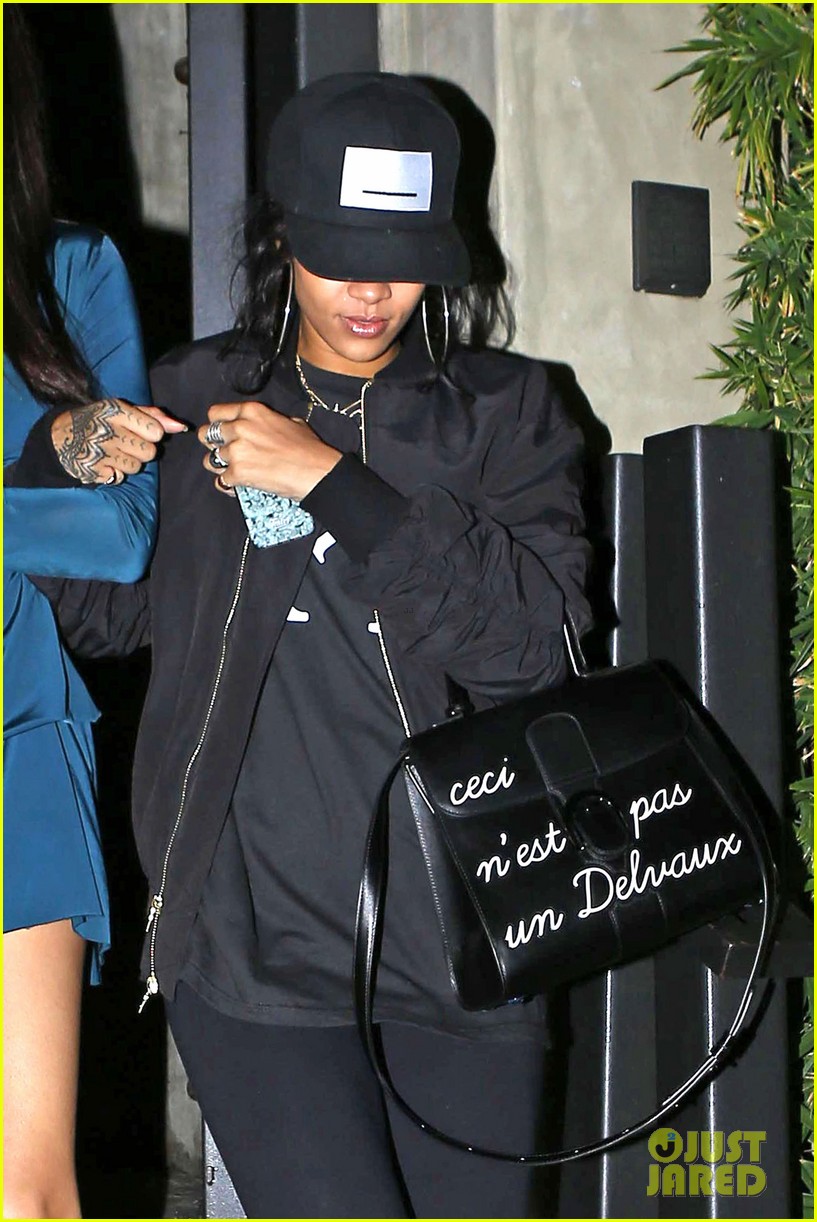 Rihanna Has A Girls Night Out with Adriana Lima at KOI After Final
