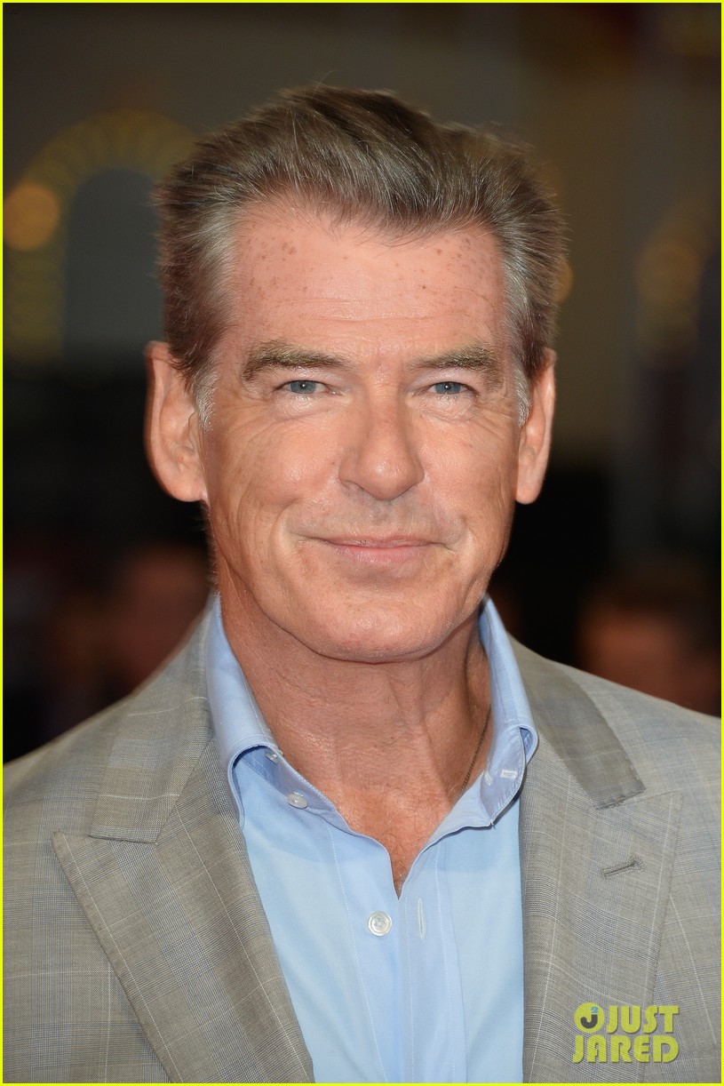 Pierce Brosnan & Olga Kurylenko Are Red Carpet Ready at 'November Man