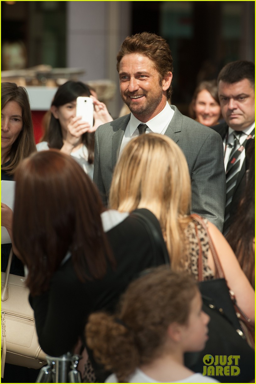 Gerard Butler Is Debonair in a Suit at the Boss Bottled Announcement