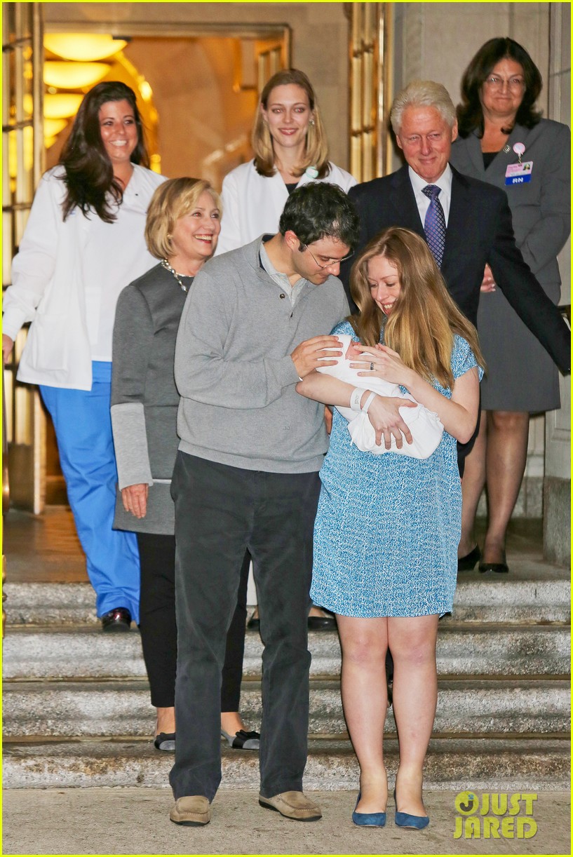 Chelsea Clinton & Marc Mezvinsky Introduce Daughter Charlotte to the