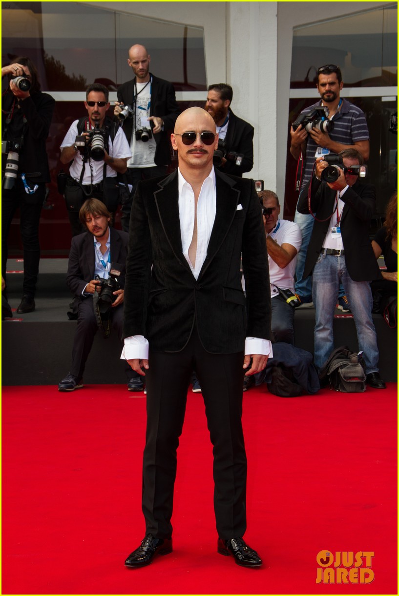 James Franco Sports Head Tattoo at 'Sound and the Fury' Premiere in Venice Photo 3190092