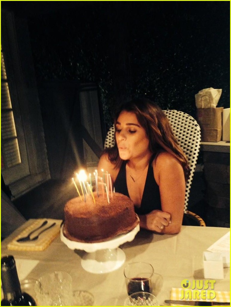Lea Michele Takes Us Inside Her 28th Birthday Dinner: Photo 3187406
