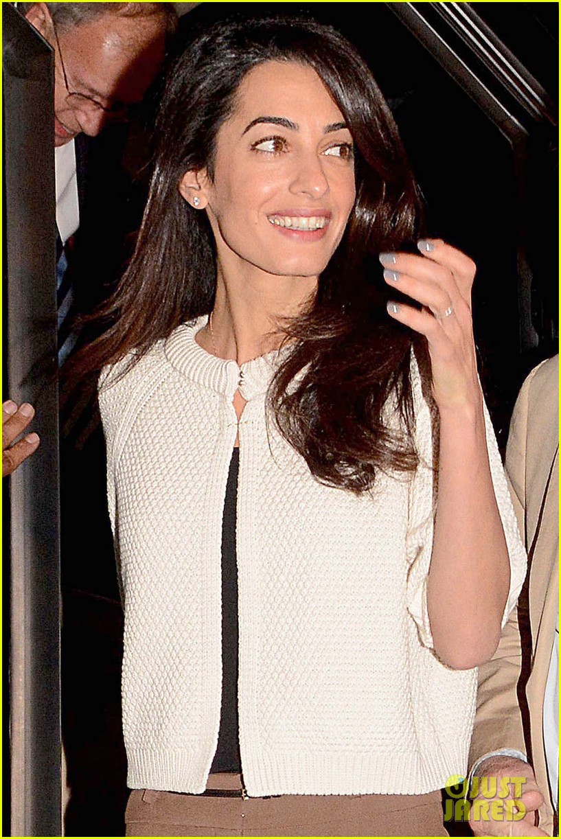 Amal Alamuddin Changes Her Last Name to Clooney, Gets Back to Work in