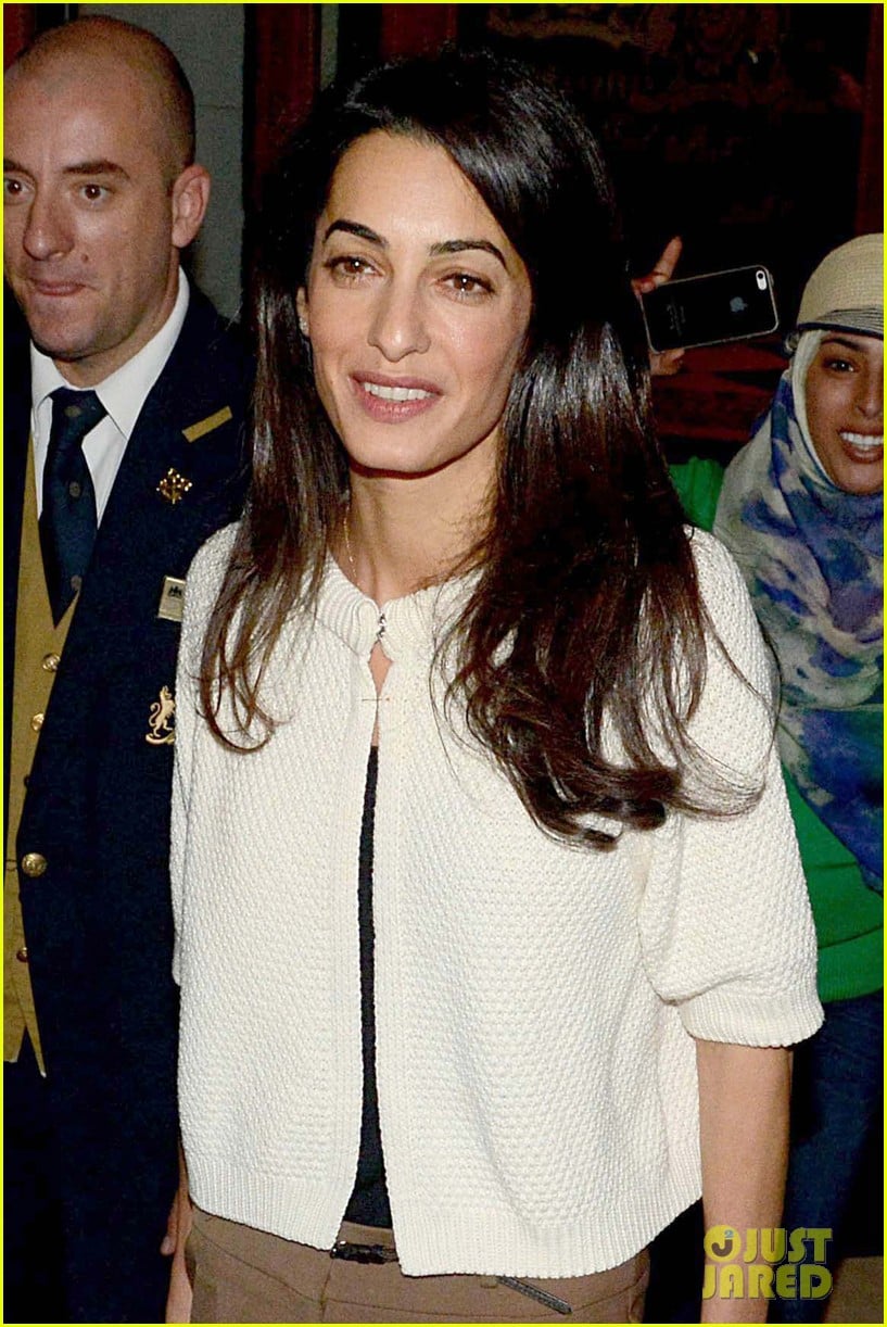 Amal Alamuddin Changes Her Last Name to Clooney, Gets Back to Work in