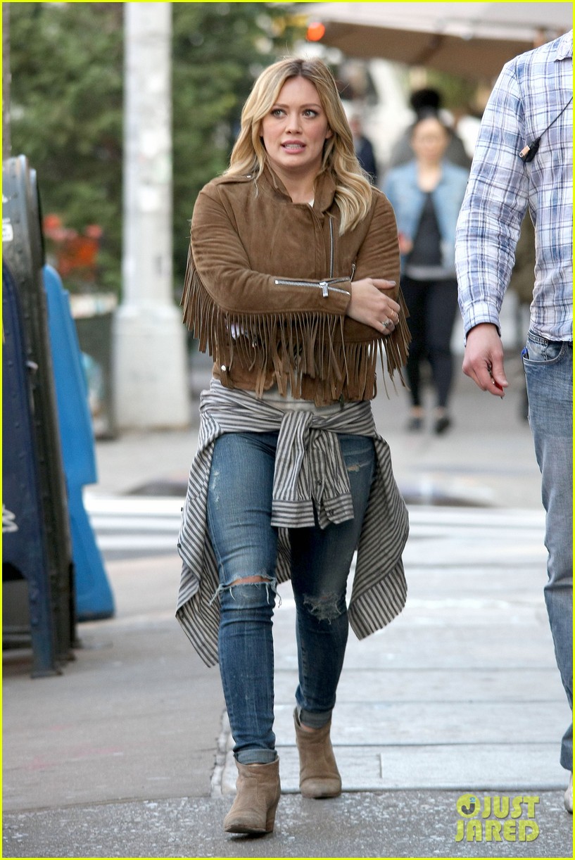 Hilary Duff Questions If She's Still Alive After a Long Day on Set