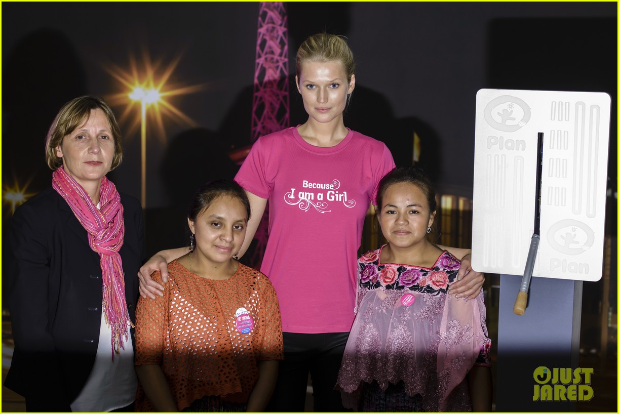 Toni Garrn Kicks Off International Day of the Girl Child in Berlin