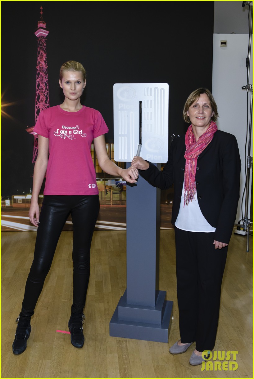 Toni Garrn Kicks Off International Day of the Girl Child in Berlin