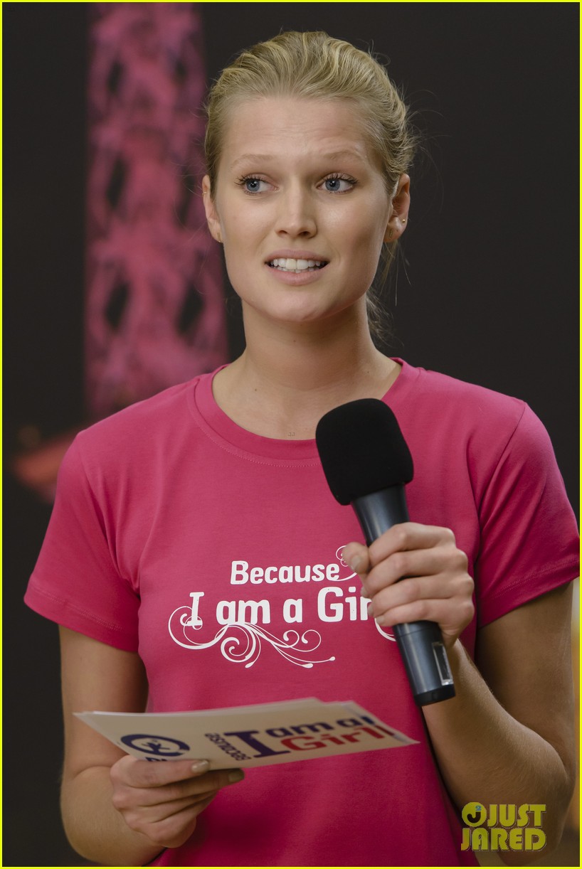 Toni Garrn Kicks Off International Day of the Girl Child in Berlin