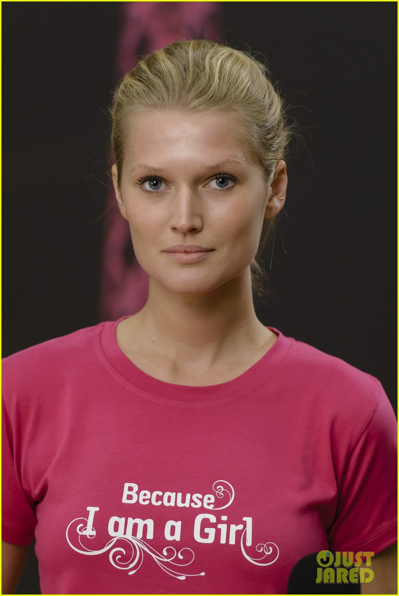 Toni Garrn Kicks Off International Day of the Girl Child in Berlin
