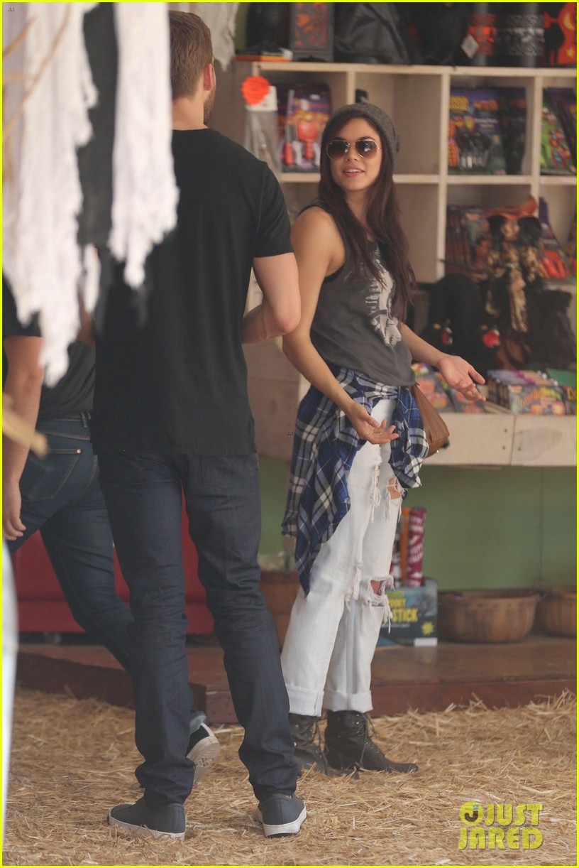 Calvin Harris & Girlfriend Aarika Wolf Prep For Halloween at Pumpkin