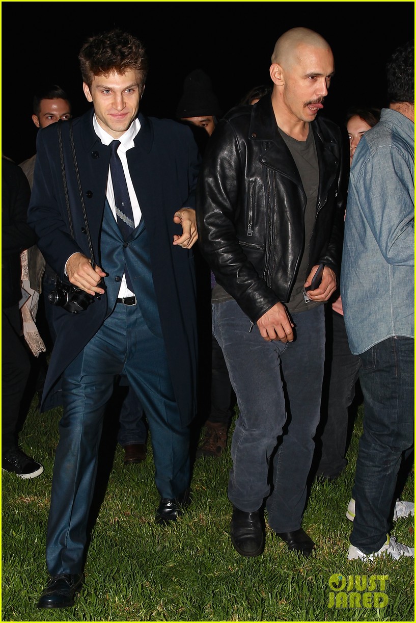 James Franco Shows Off Head Tattoo At Lana Del Rey's Concert in