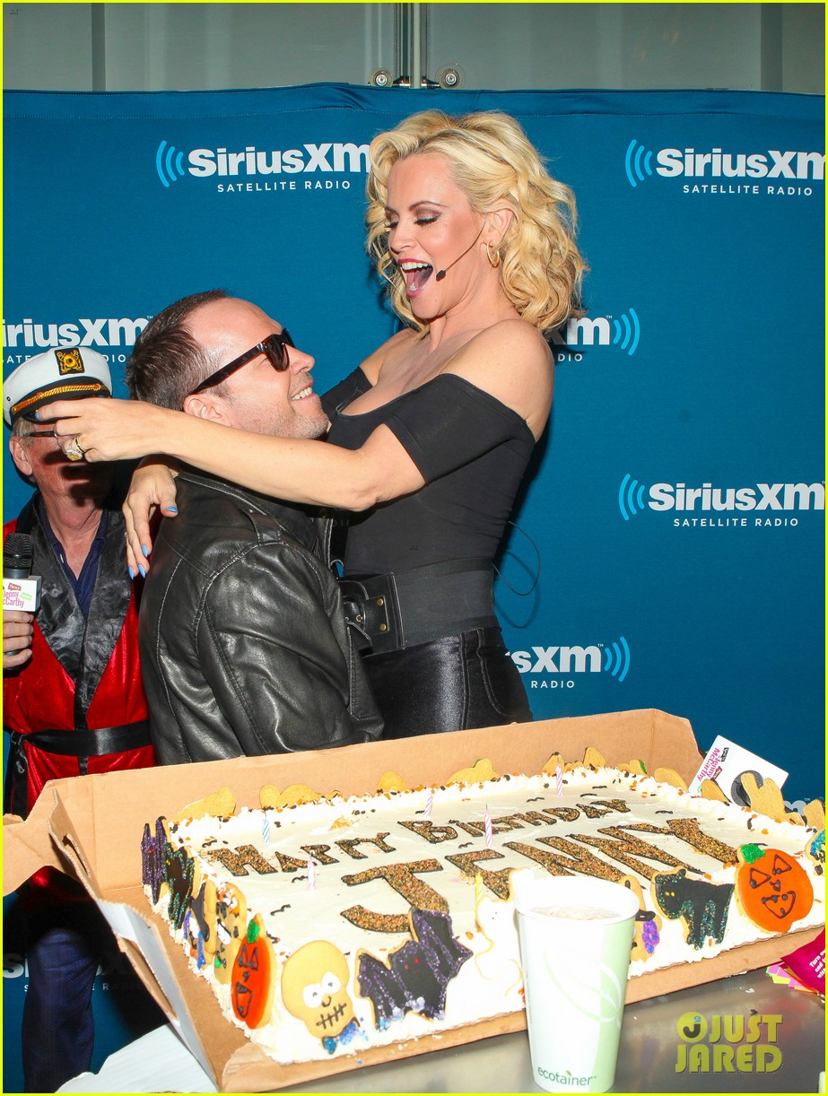 Jenny McCarthy & Donnie Wahlberg Channel 'Grease' at SiriusXM Halloween