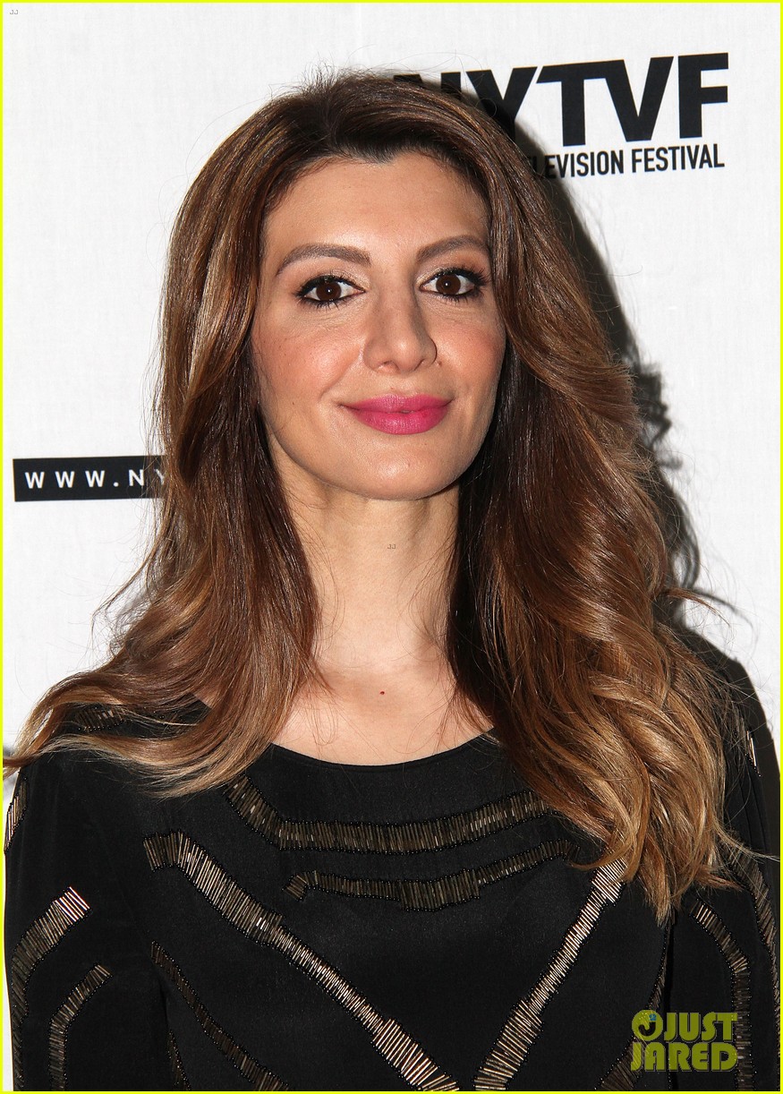 John Mulaney & Nasim Pedrad Lean on Each Other at New York Television