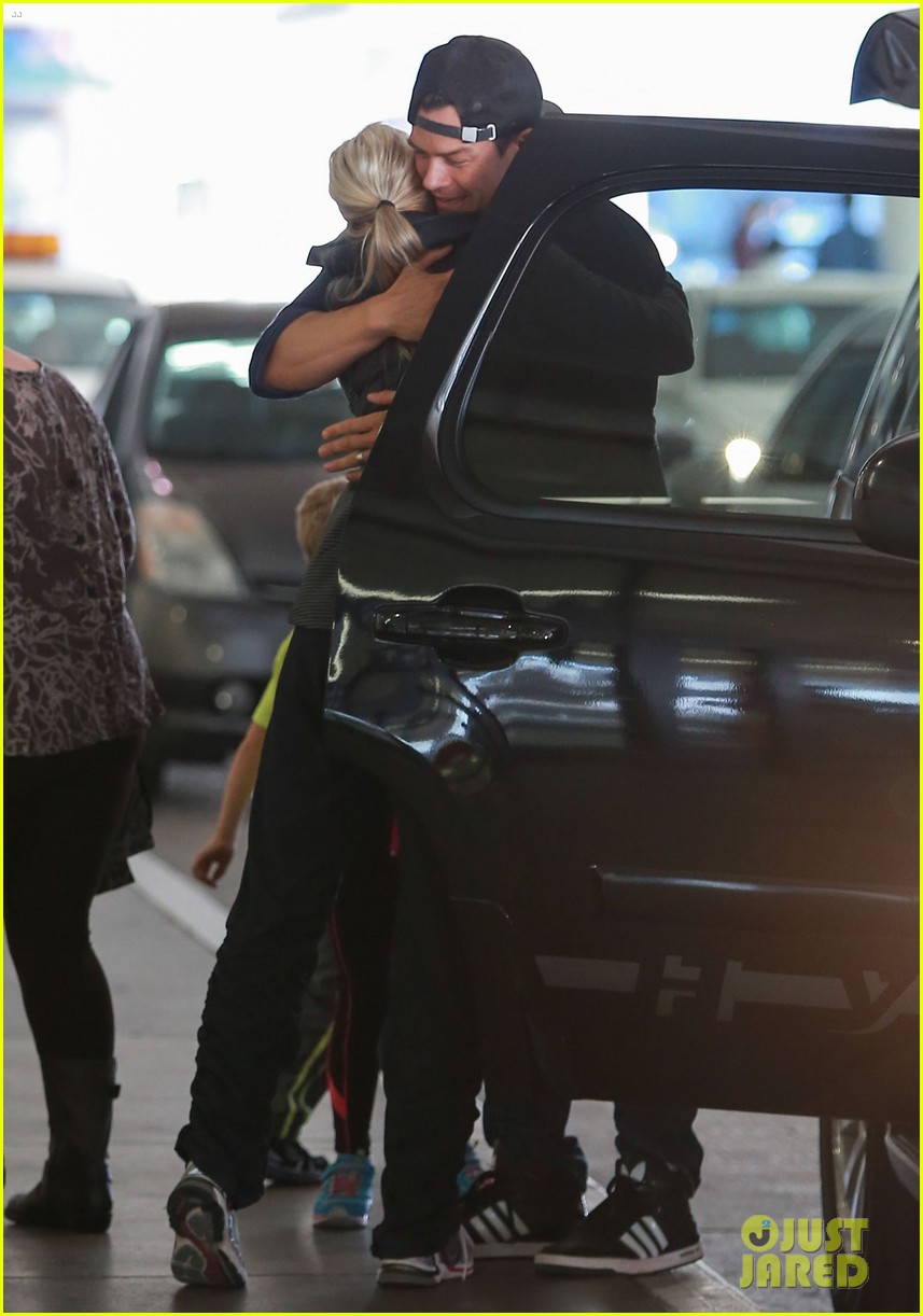 Josh Duhamel Hits LAX Before Fergie Sings National Anthem at Clippers