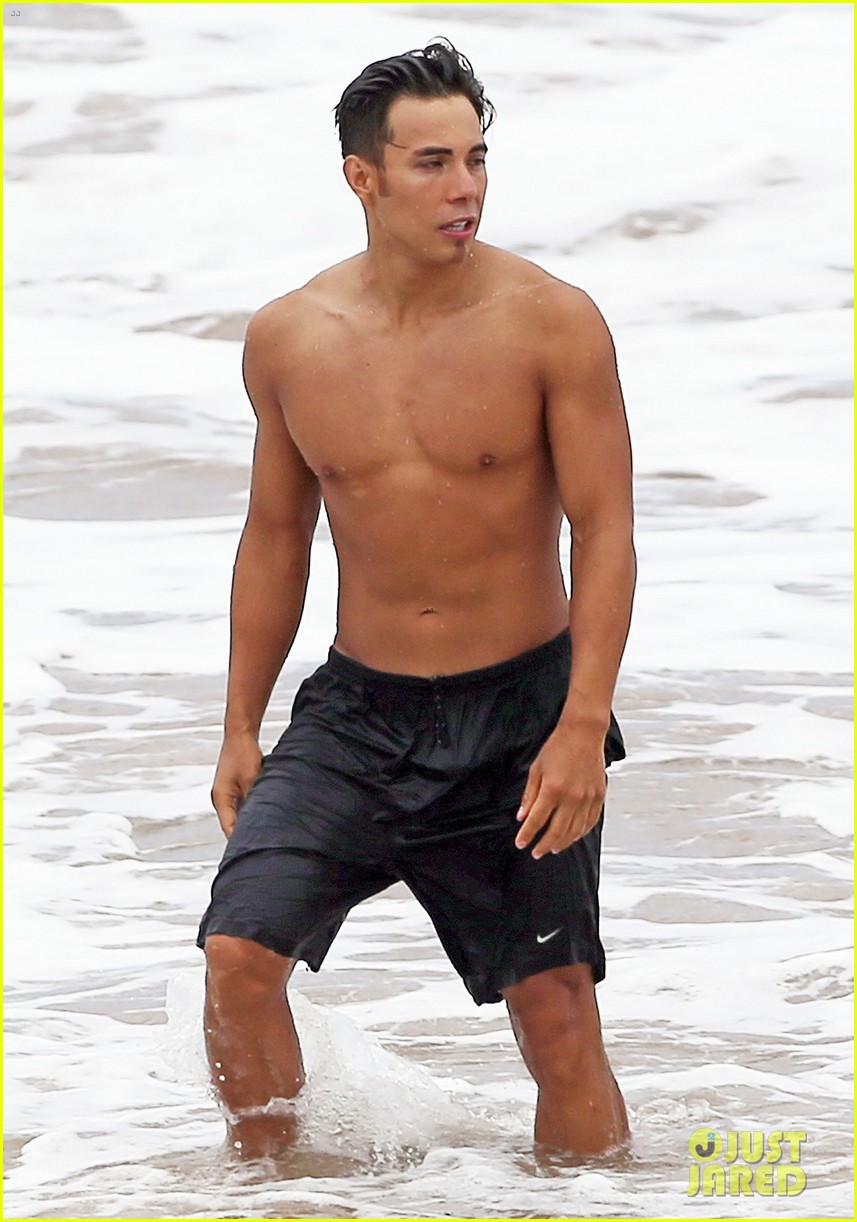 Apolo Ohno Goes Shirtless During Maui Vacation with Mystery Girlfriend apol...