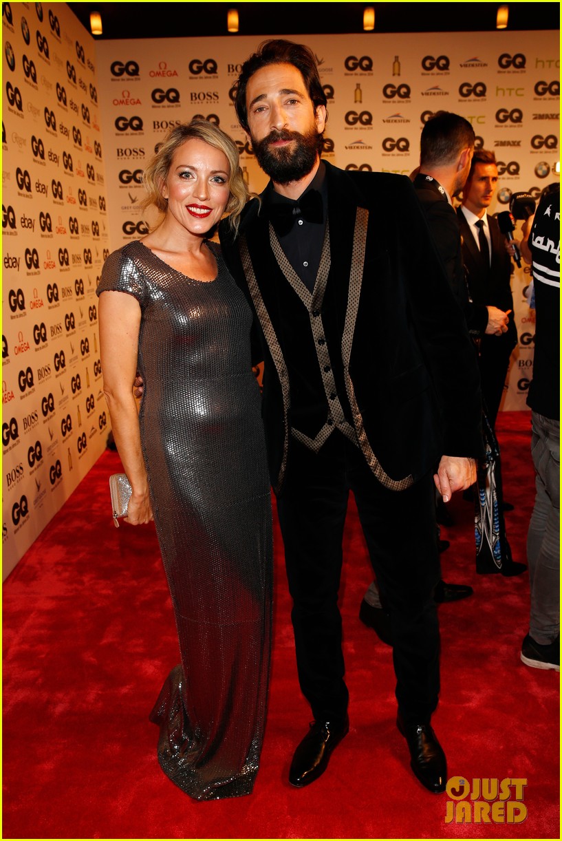 Adrien Brody & Karolina Kurkova Celebrate at the GQ Men of the Year