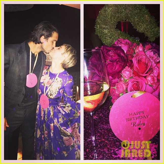Kaley Cuoco Kisses Husband Ryan Sweeting During Early Surprise Birthday