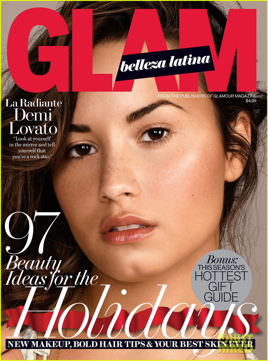 Demi Lovato Shows Off Her Freckles for 'Glam Belleza Latina' Photo