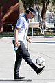 gavin rossdale plays soccer with chewy 06