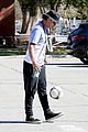 gavin rossdale plays soccer with chewy 07
