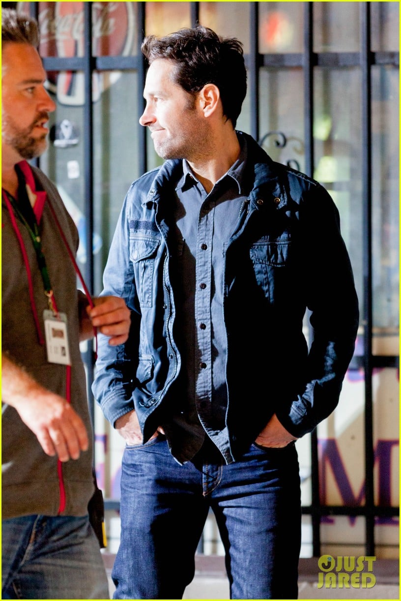 Paul Rudd On Set of 'Ant-Man' Gets Us Pumped Up for the Marvel Movie: Photo  3242301 | Paul Rudd Pictures | Just Jared
