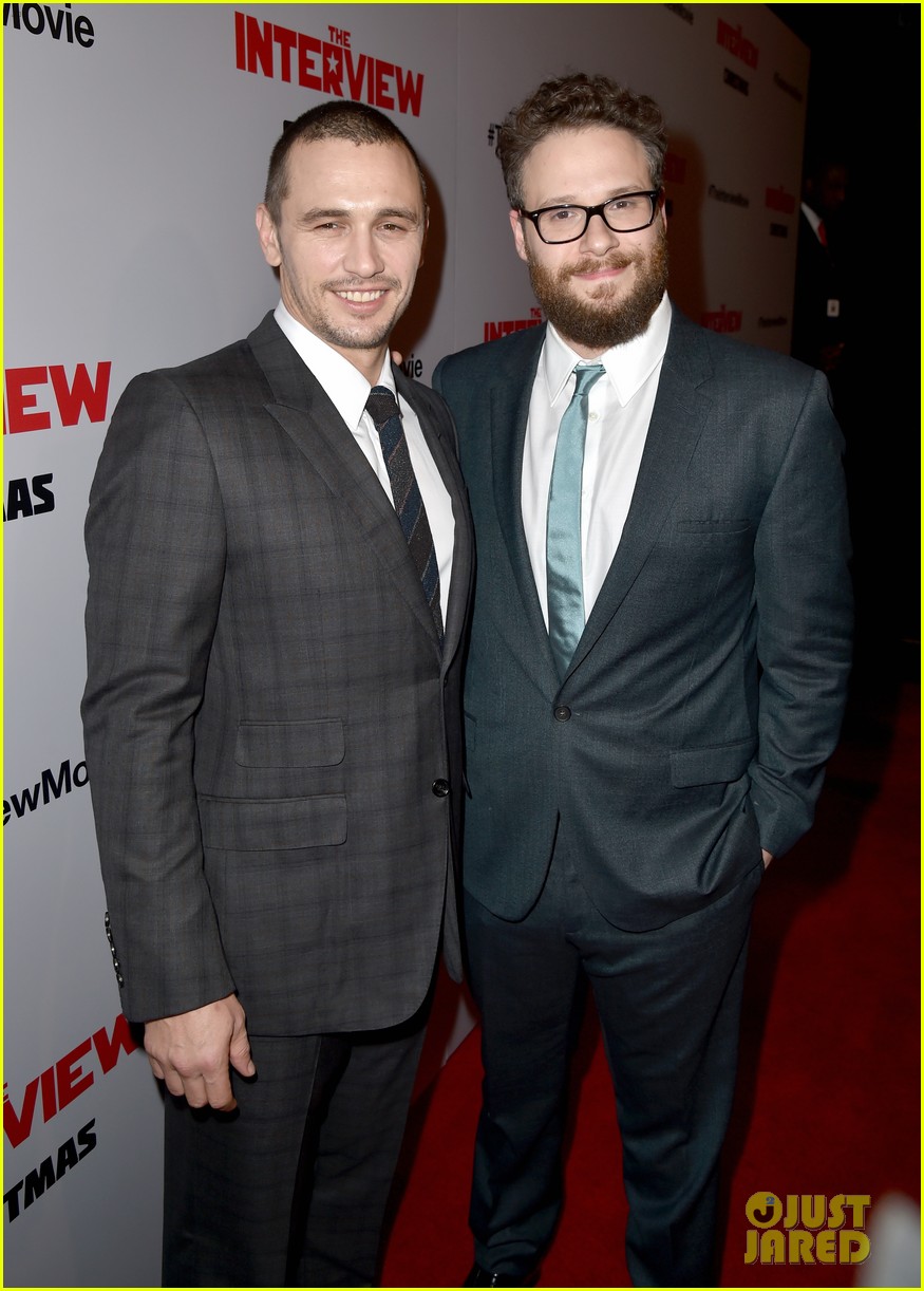 James Franco & Seth Rogen Suit Up for 'The Interview' Premiere Photo