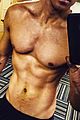 ashley parker shirtless workout selfies 04