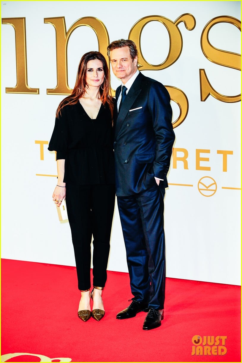 Colin Firth & Taron Egerton Suit Up at 'Kingsman The Secret Service