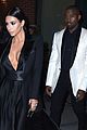 kim kardashian cleavage dinner kanye west 02
