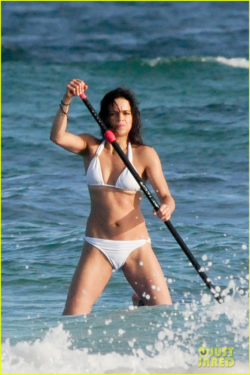Michelle Rodriguez Flaunts Hot Bikini Bod on NYE in Mexico michelle rodrigu...
