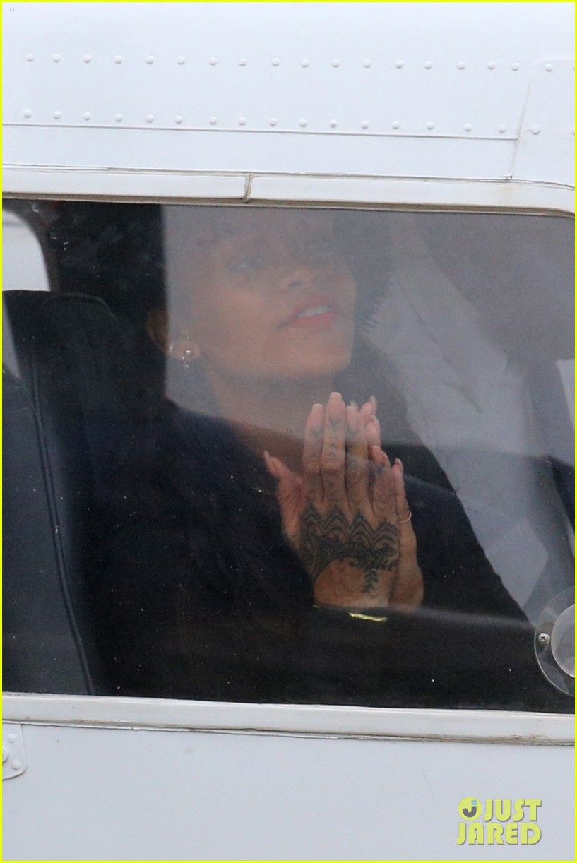 rihanna shares a close up of her cleavage 043272418