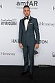 zachary quinto boyfriend miles mcmillan help honor rosario dawson at amfar 19