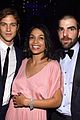 zachary quinto boyfriend miles mcmillan help honor rosario dawson at amfar 30