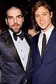 zachary quinto boyfriend miles mcmillan help honor rosario dawson at amfar 40