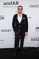 zachary quinto boyfriend miles mcmillan help honor rosario dawson at amfar 42
