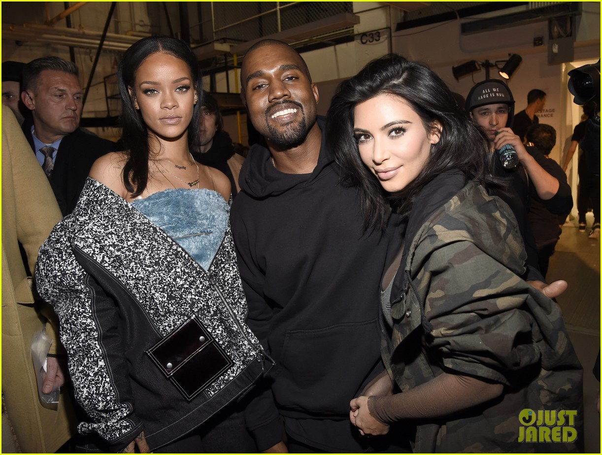 Rihanna Steps Out in Style for Kanye West's Adidas Yeezy Show Photo