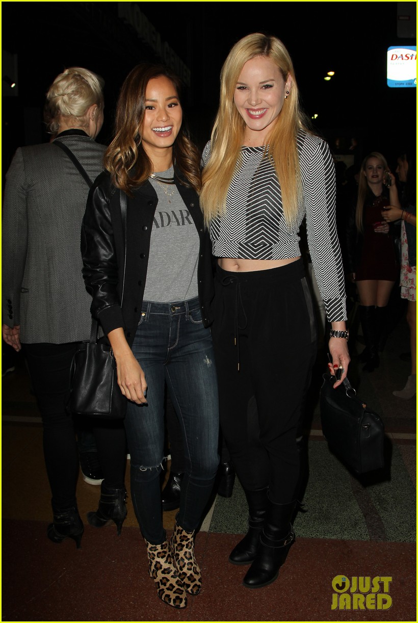 Emma Roberts, Abbie Cornish, & Jamie Chung Celebrate Grammys at Rolling